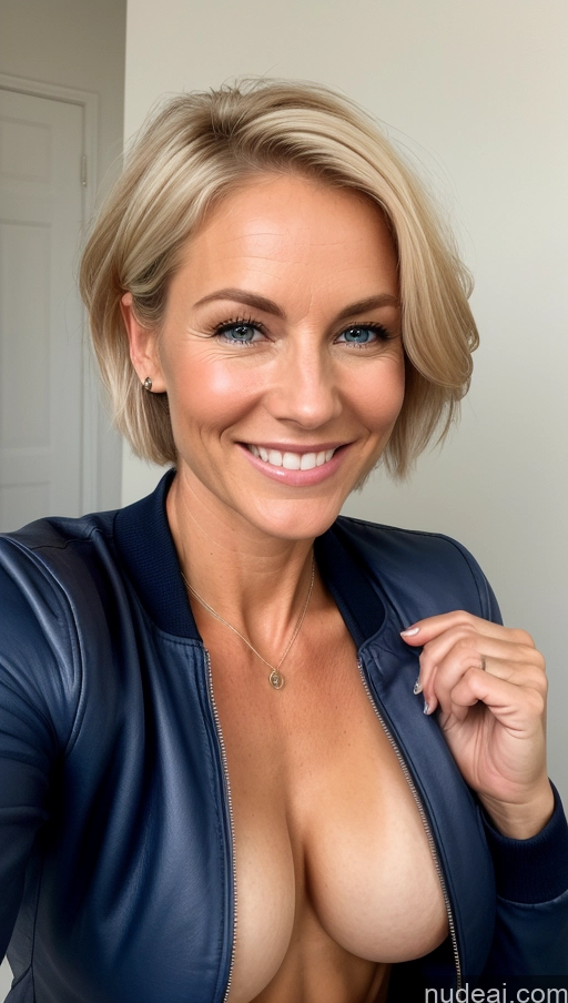related ai porn images free for Small Tits Skinny Happy Pixie Cleavage Detailed Close-up View One Model 50s Scandinavian Muscular Bomber