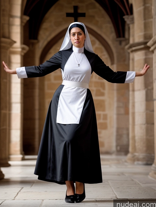 related ai porn images free for 18 Beautiful Perfect Body Medieval T-pose Serious Black Hair Woman Perfect Boobs Nun Church Spanish Shocked