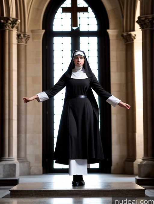 related ai porn images free for 18 Perfect Body Medieval T-pose Serious Black Hair Nun Church Spanish Shocked Sorority