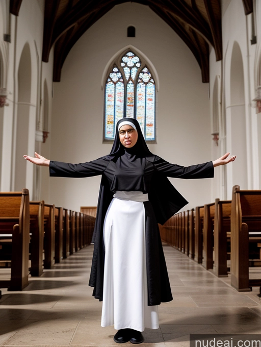 related ai porn images free for 18 Perfect Body Medieval T-pose Serious Black Hair Nun Church Spanish Shocked Sorority