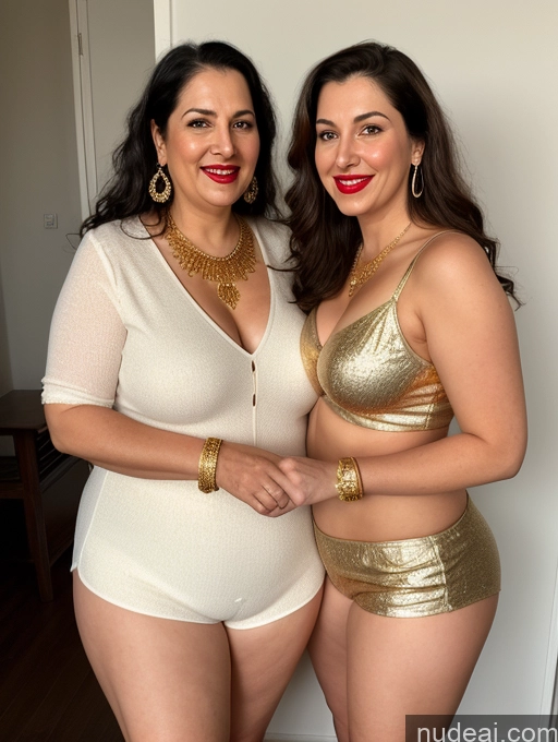 related ai porn images free for Indian Fairer Skin Thick Big Hips Cleavage Chubby Perfect Boobs Gold Jewelry Jewelry Lipstick Beautiful 80s Laughing Long Hair Front View Two Tall Short Shorts Jeans