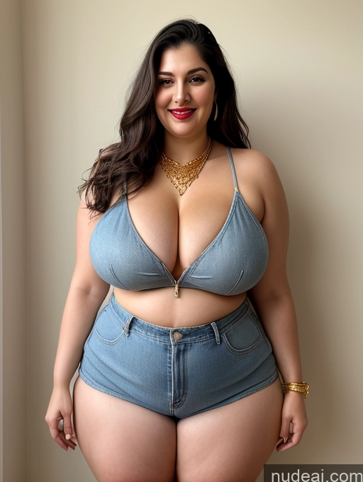 related ai porn images free for Indian Fairer Skin Thick Big Hips Chubby Gold Jewelry Jewelry Lipstick Beautiful 80s Laughing Long Hair Front View Two Tall Short Shorts Jeans Topless Huge Boobs