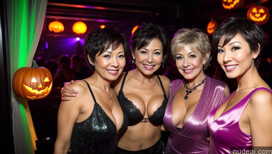 related ai porn images free for Milf Two Skinny Small Tits Happy Pixie Club Front View Halloween Cleavage Detailed Asian