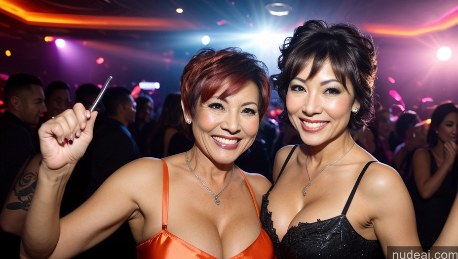 related ai porn images free for Milf Two Skinny Small Tits Happy Pixie Club Front View Halloween Cleavage Detailed Asian