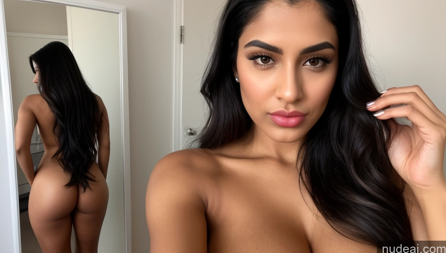 related ai porn images free for Woman One Huge Boobs Beautiful Perfect Body Tall Big Hips Big Ass Sexy Face Black Hair Long Hair Indian Mirror Selfie Front View Nude Office T-pose Skinny 20s Pouting Lips