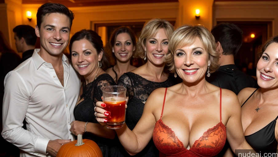 related ai porn images free for Milf Two Skinny Small Tits Happy Pixie Front View Halloween Cleavage Detailed Hungarian Party