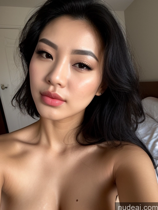 related ai porn images free for Beautiful Detailed Close-up View Black Hair Woman 20s Bright Lighting Pouting Lips Chinese Messy Cumshot