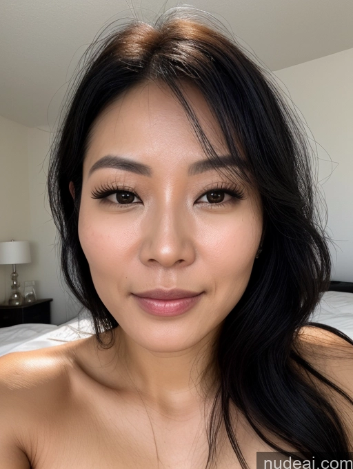 related ai porn images free for Beautiful Detailed Close-up View Black Hair Woman Bright Lighting Chinese Messy Cumshot 30s