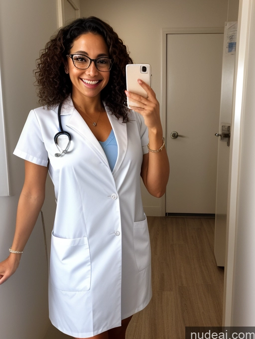 related ai porn images free for Woman One Perfect Boobs Tanned Skin Short Glasses Beautiful Perfect Body 30s Happy Brunette Curly Hair Latina Front View Blowjob Jewelry Hospital Doctor