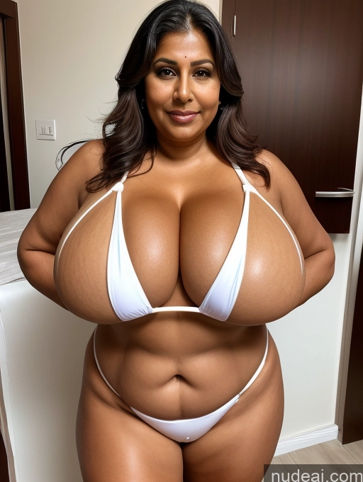 related ai porn images free for One Busty Huge Boobs Thick Tanned Skin Front View Microkini Thong Indian Maid 60s Sexy Face