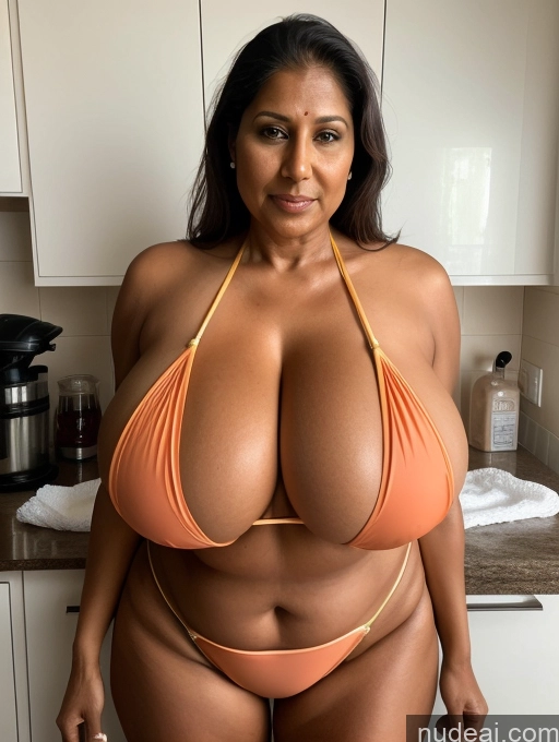 related ai porn images free for One Busty Huge Boobs Thick Tanned Skin Front View Microkini Thong Indian Maid 60s Sexy Face