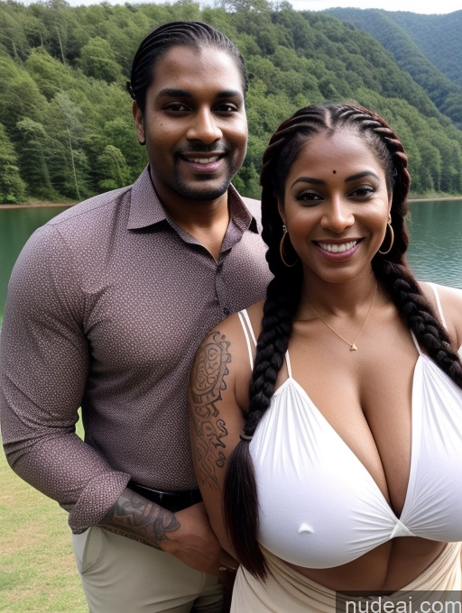 related ai porn images free for Busty Huge Boobs Beautiful Tattoos Muscular Big Ass Thick Fat Big Hips Tall Dark Skin 40s Laughing Ginger Braided Indian Lake Close-up View T-pose Blouse Sari Sexy Face Woman + Man