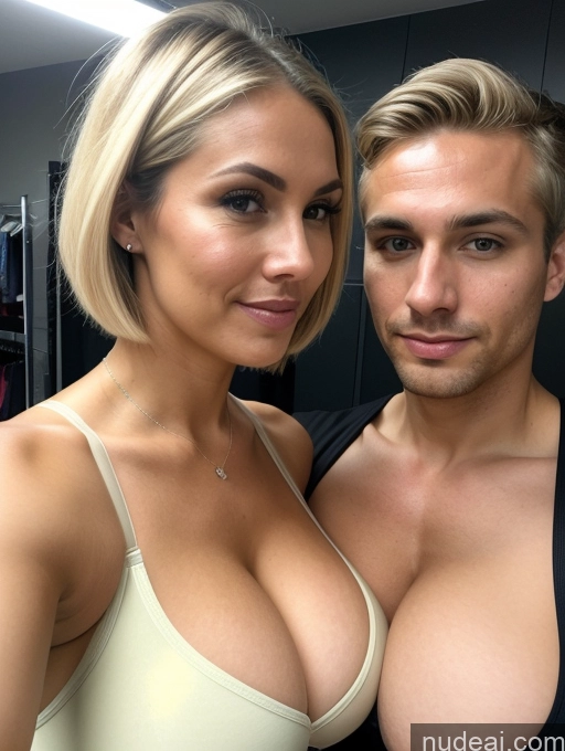 related ai porn images free for Pantyhose Tank Top Spandex Push-up Bra Cleavage Bright Lighting Changing Room Huge Boobs Tall Tanned Skin Blonde Short Hair White Shocked Serious Sad Tattoos Cumshot Yoga Pants 30s Woman + Man Laughing Close-up View