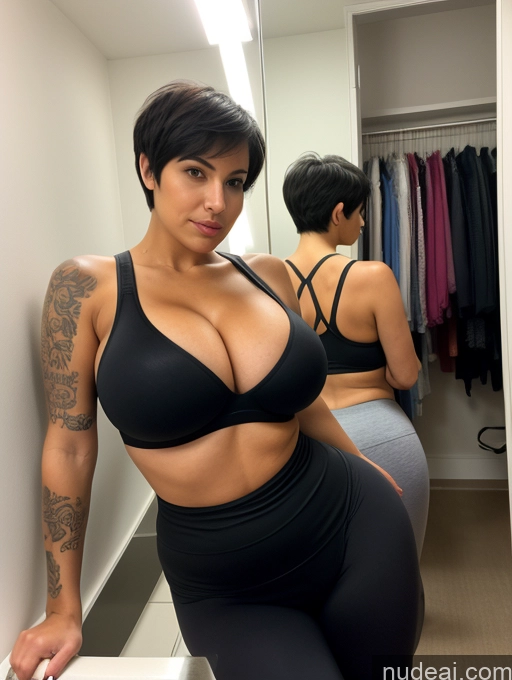 related ai porn images free for Pantyhose Tank Top Spandex Push-up Bra Cleavage Bright Lighting Changing Room Huge Boobs Tall Tanned Skin Short Hair Shocked Serious Sad Tattoos Yoga Pants 30s Black Hair Jewish Bending Over Close-up View Woman + Man