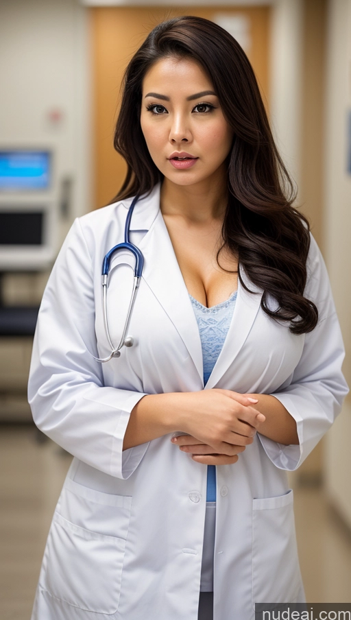 related ai porn images free for Busty Perfect Boobs Beautiful Big Hips Thick Perfect Body 20s Seductive Angry Asian Hospital Front View Doctor Lab Coat