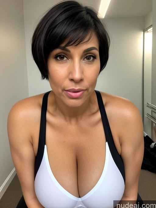 related ai porn images free for Tank Top Pantyhose Spandex Push-up Bra Yoga Pants Tanned Skin Tall Huge Boobs Tattoos Cleavage Bright Lighting Changing Room Black Hair Short Hair Shocked Sad Serious 30s Milf Laughing Jewish Close-up View Eating