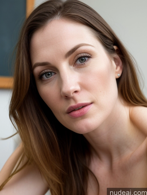 related ai porn images free for Fairer Skin 40s Teacher Nude Bedroom Beautiful Shocked Sad Close-up View Long Hair