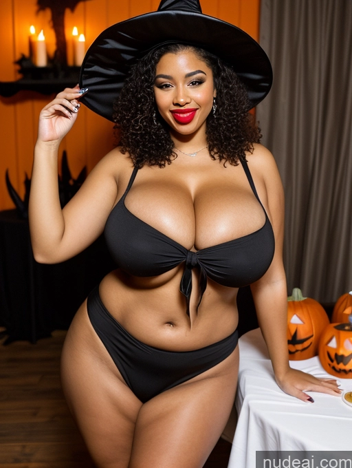 related ai porn images free for Model Busty Huge Boobs Big Ass Big Hips Lipstick 18 Laughing Black Hair Curly Hair Black Front View Nude Hat Halloween Witch Medieval Tie Ahegao Party