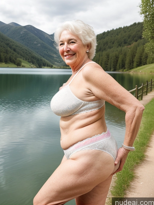 related ai porn images free for Milf Big Hips Pubic Hair Happy Lake White Hair Side View 80s Underwear