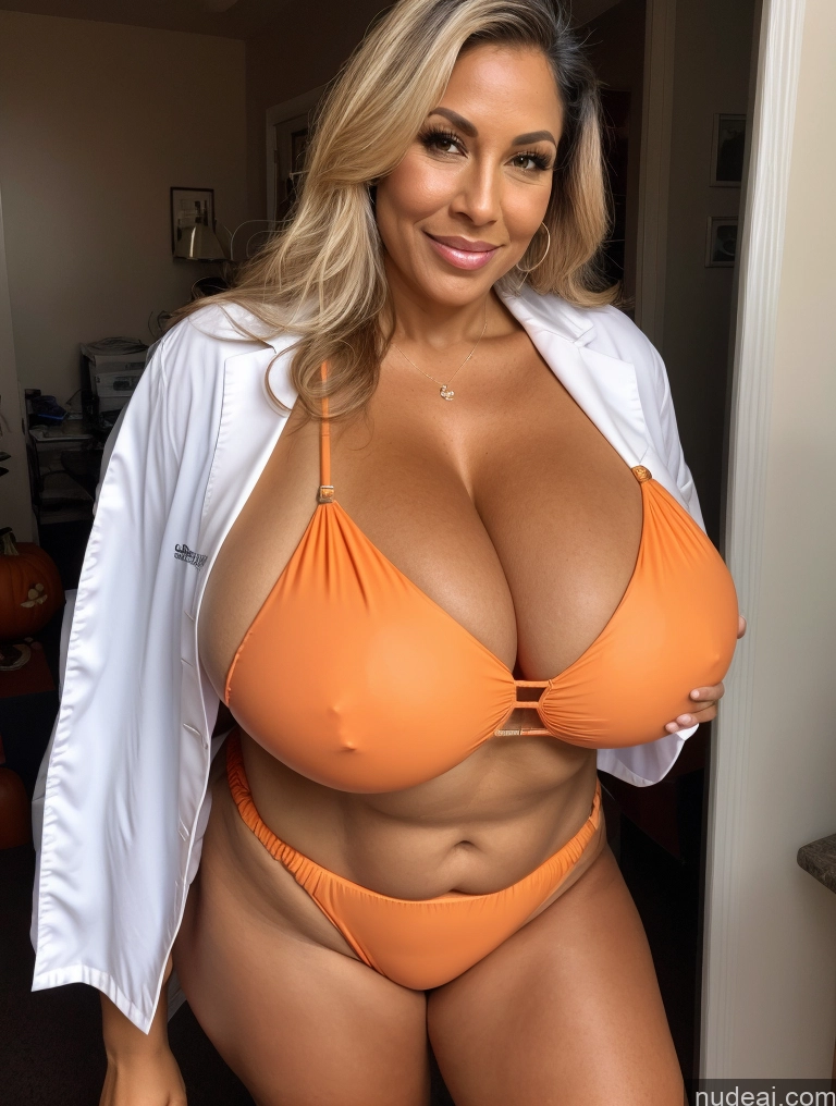 related ai porn images free for One Busty Huge Boobs Thick Tanned Skin 60s Front View Microkini Thong Sexy Face Brazilian Lumberjack Lab Coat Halloween