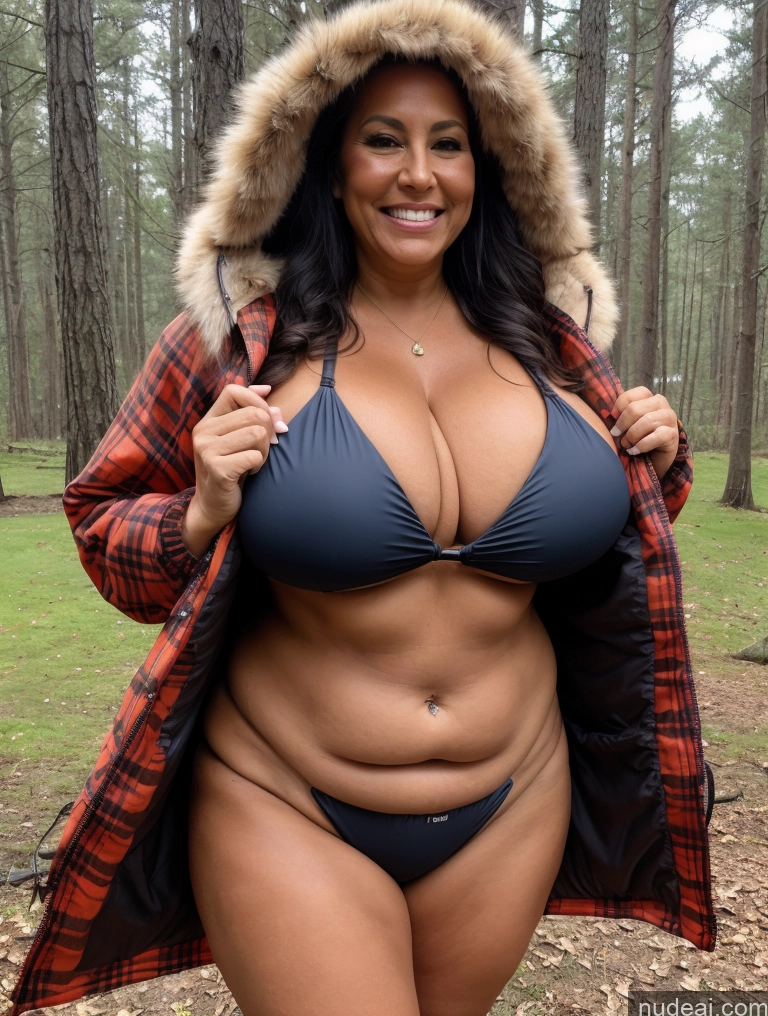 related ai porn images free for One Busty Huge Boobs Thick Tanned Skin 60s Front View Microkini Thong Native American Lumberjack Parka Laughing Halloween
