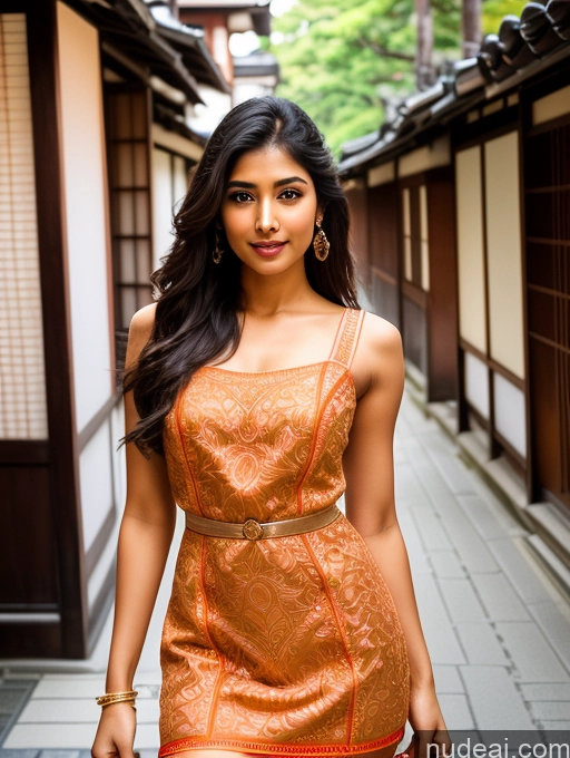 Woman Beautiful Perfect Body Indian Dress Bright Lighting Dark Lighting Detailed Kyoto