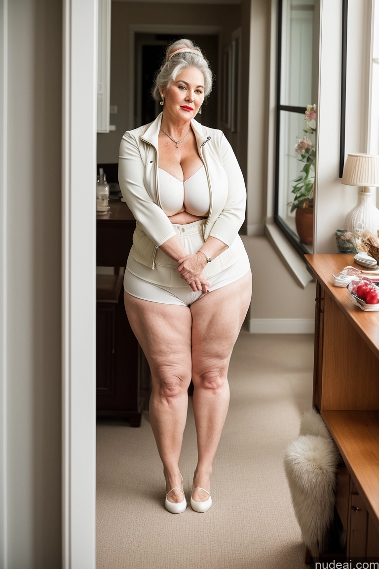 related ai porn images free for Milf Lipstick Thick Chubby Big Hips Big Ass Fairer Skin Cleavage Huge Boobs 80s Jacket Short Shorts Hair Bun Jeans