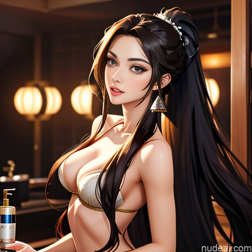 related ai porn images free for Woman Several Skinny Short Fairer Skin Long Hair 18 Brunette Ponytail Chinese Illustration Nude Gaming Bathroom Sexy Face