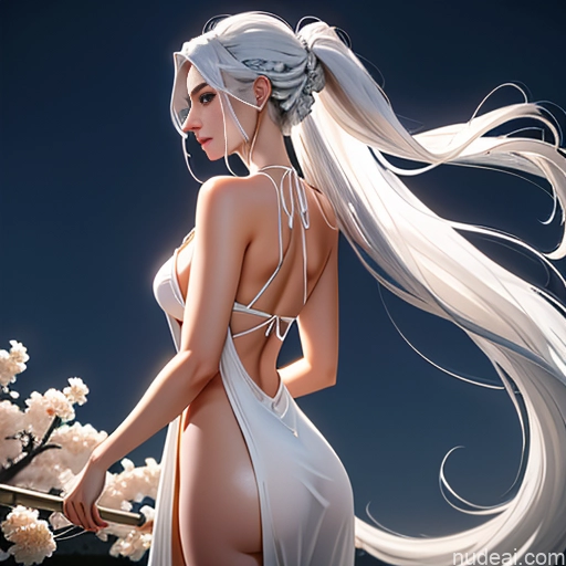 related ai porn images free for Perfect Boobs Big Ass Long Hair White Hair Slicked 30s Seductive Onsen Front View Back View Blowjob Nightgown Transparent