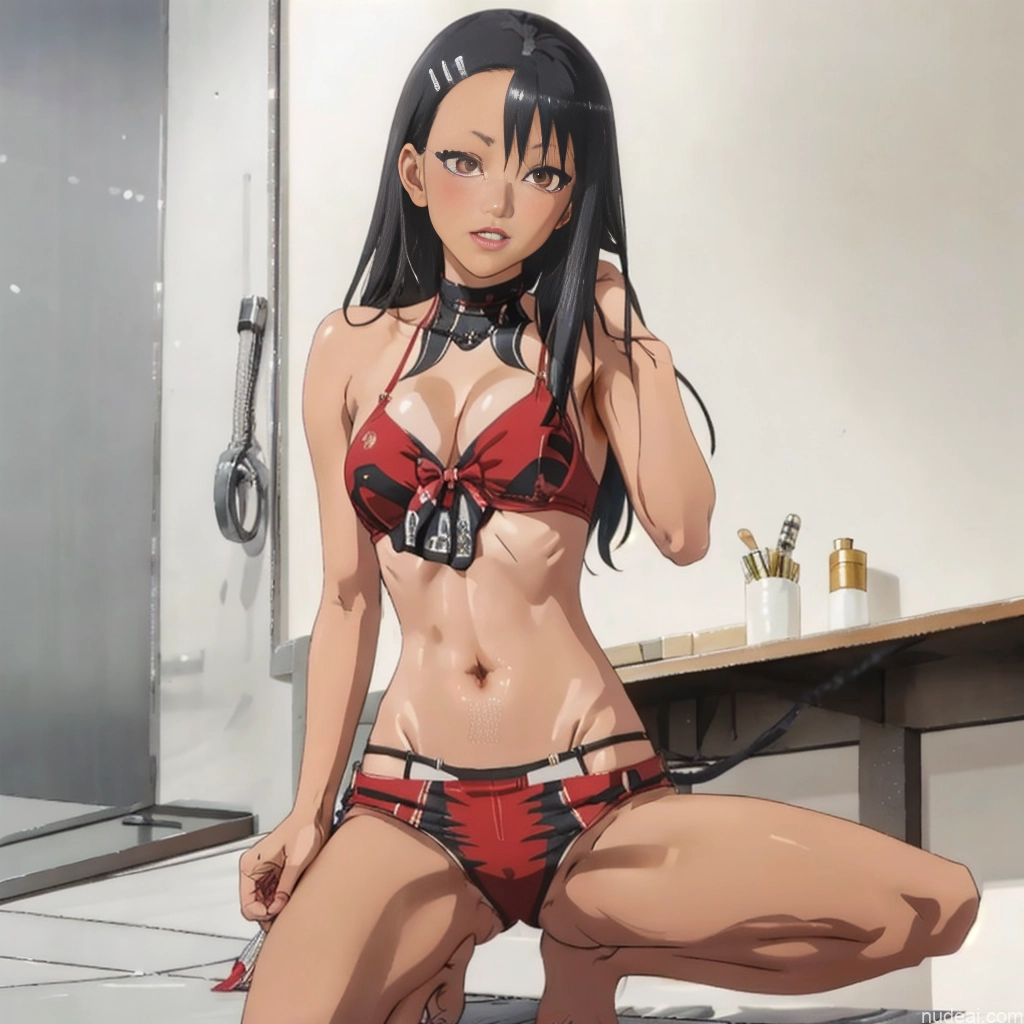 ai nude image of pics of Nagatoro Hayase, Hair Ornament, Brown Eyes, Hairclip ,dark Skin, Black Hair One Perfect Boobs Beautiful Perfect Body Pubic Hair Front View Nude Peeing Partially Nude 18 20s 30s 3d Full Frontal Squirting