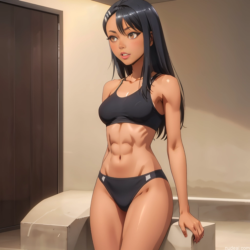 Nagatoro Hayase, Hair Ornament, Brown Eyes, Hairclip ,dark Skin, Black Hair One Perfect Boobs Beautiful Perfect Body Pubic Hair Front View Nude Peeing Partially Nude 18 20s 30s 3d Full Frontal Athlete