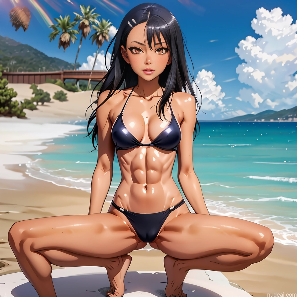 ai nude image of pics of Perfect Boobs Perfect Body Pubic Hair Nagatoro Hayase, Hair Ornament, Brown Eyes, Hairclip ,dark Skin, Black Hair Nude 18 20s T-pose Partially Nude Jumping Squatting Straddling Spreading Legs Create An Open Vagina Topless Peeing Beautiful Woman