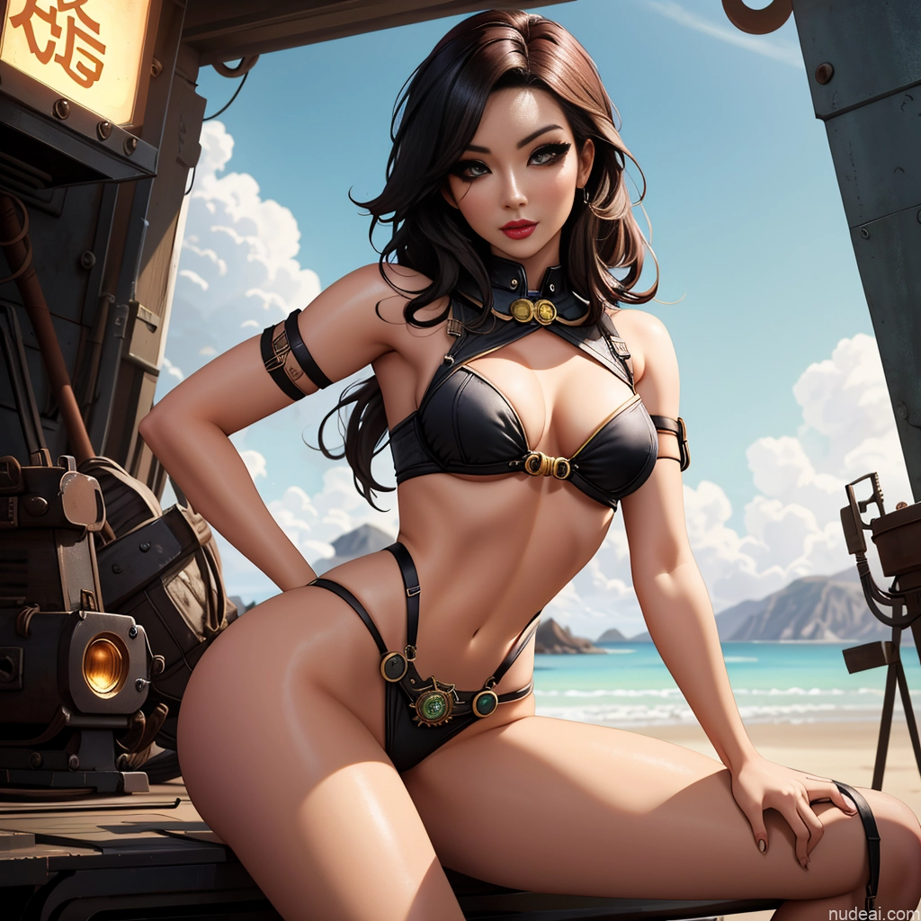 Perfect Boobs Beautiful Small Ass 20s Asian Fallout Steampunk