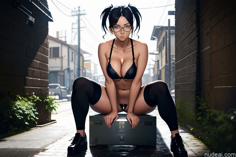 related ai porn images free for One 18 Woman Small Tits Glasses Skinny Pubic Hair Serious Black Hair Pigtails Asian Street Front View Spreading Legs Nude Close-up View