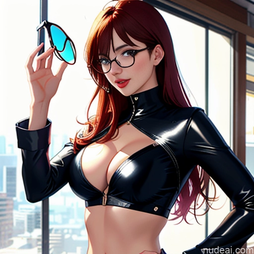 related ai porn images free for 18 Laughing Woman One Glasses Beautiful Busty Big Ass Ginger Bangs White Bedroom Nude Jewelry Soft Anime Short