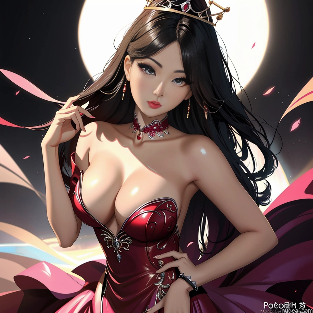 related ai porn images free for Asian 20s BarbieCore Seductive Pouting Lips Sexy Face Miss Universe Model Haute Couture | Ball Gown