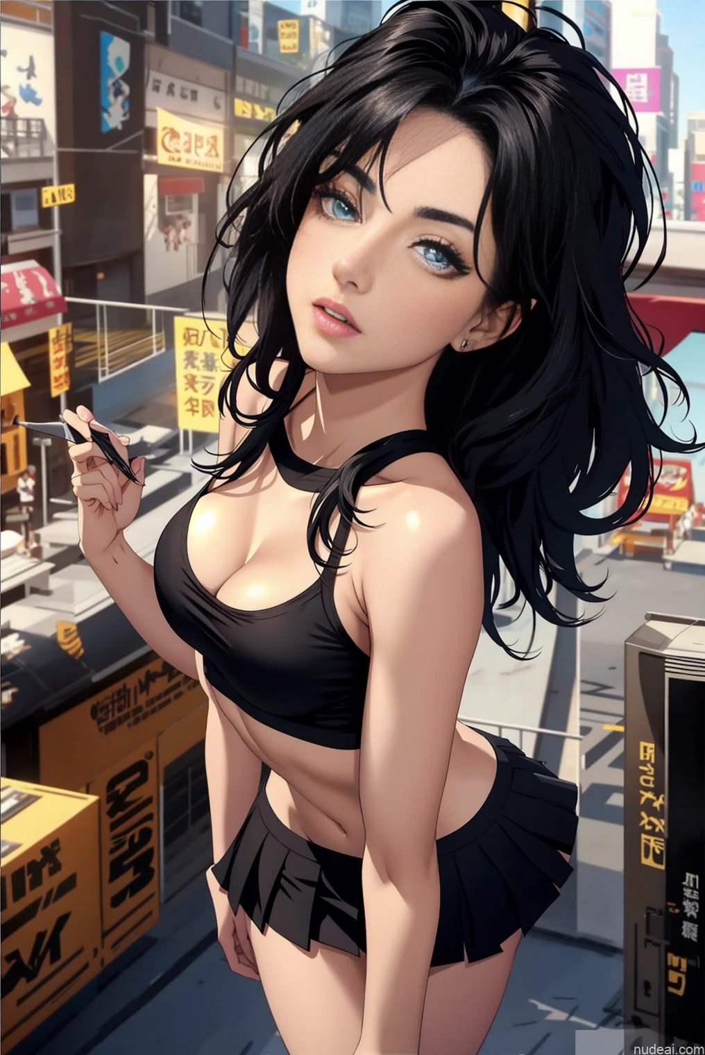 related ai porn images free for Small Tits Small Ass Skinny 18 Skin Detail (beta) Mall Front View Cheerleader Crop Top Fishnet Micro Skirt Partially Nude Detailed Asian Black Hair Woman Topless Two