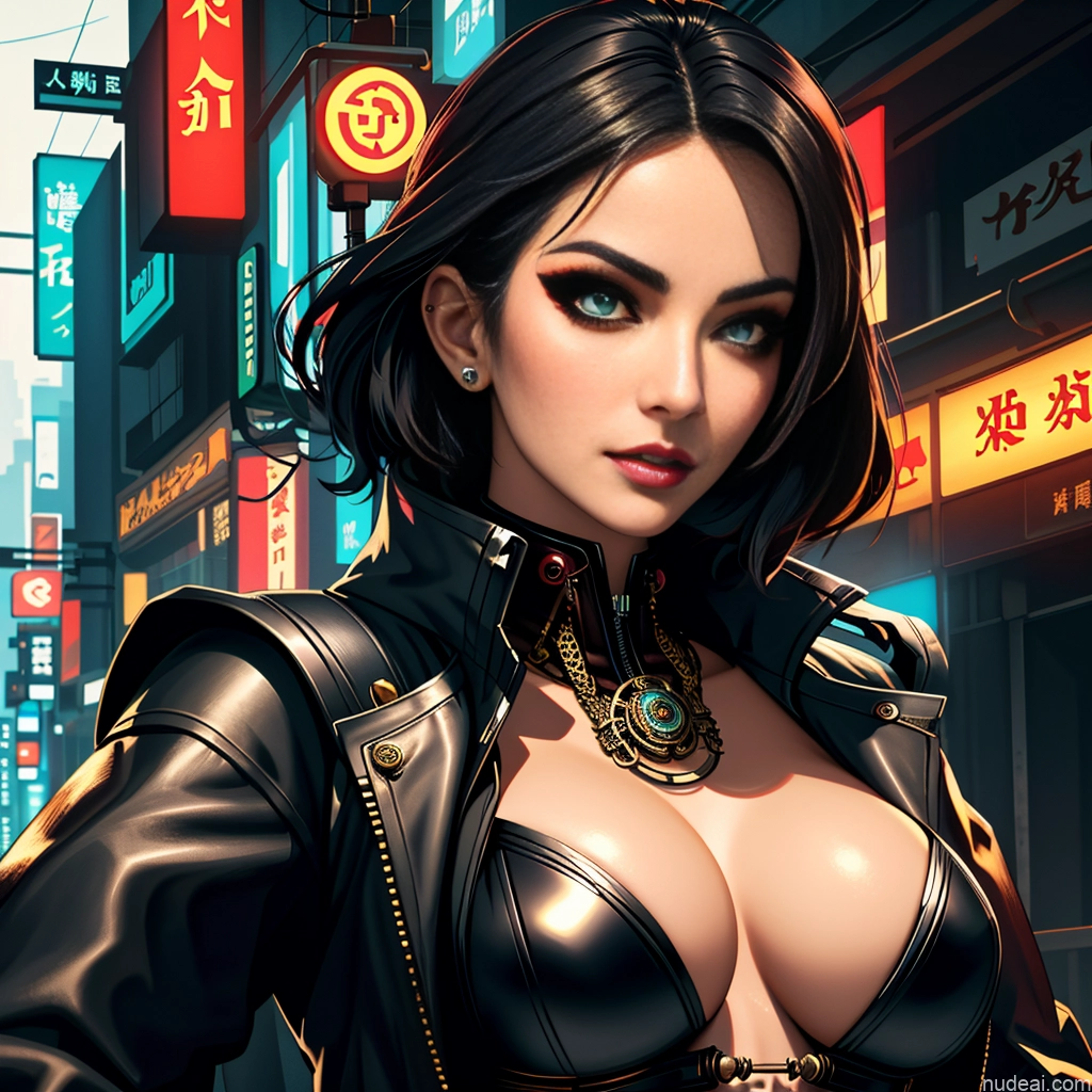 related ai porn images free for Asian Cyberpunk Steampunk