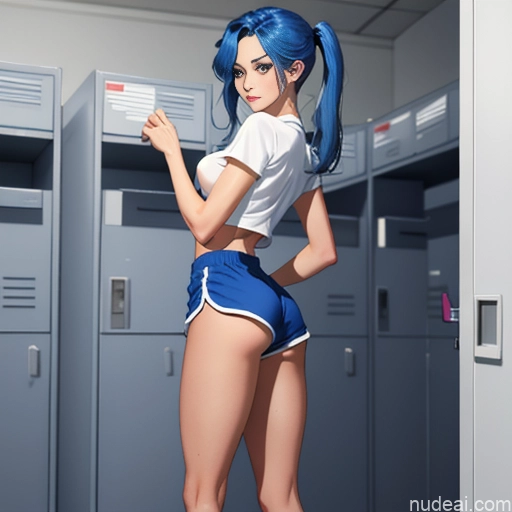 related ai porn images free for One Sorority Skinny Small Tits Small Ass Short Perfect Body 18 Blue Hair Pigtails White Locker Room Dolphin Shorts Short Shorts Shirt Transparent Soft Anime Illustration