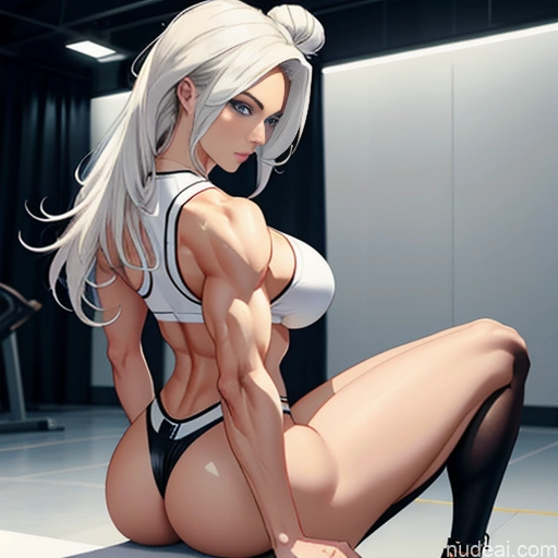 related ai porn images free for Woman Bodybuilder Huge Boobs Big Ass Big Hips Long Legs Pubic Hair Seductive White Hair Scandinavian Back View Bending Over On Back Nude Hair Bun Strip Club Beer