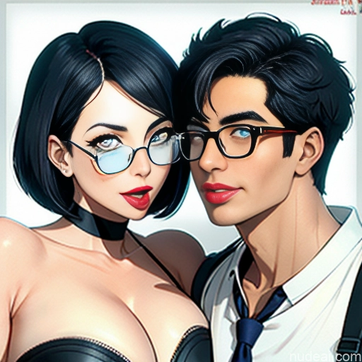 related ai porn images free for Woman + Man Two Perfect Boobs Beautiful Glasses Lipstick Big Ass Short Hair Perfect Body 30s Black Hair Bobcut Indonesian Bedroom Ahegao (smile) Maske's Balls Deep Deepthroat Dress