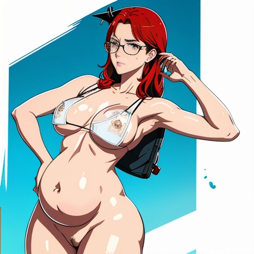 ai nude image of pics of Milf One Small Tits Big Hips Pregnant 50s Ginger Pubic Hair Messy White Front View Angry Spread Pussy Create An Open Vagina Glasses Warm Anime Shower On Back