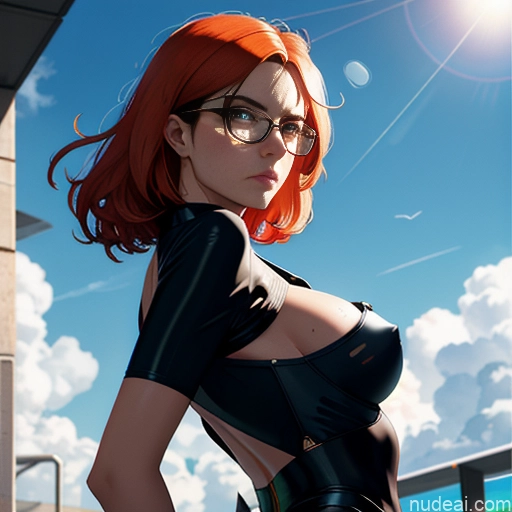 related ai porn images free for Small Tits Big Ass Glasses Angry Bobcut Ginger Back View