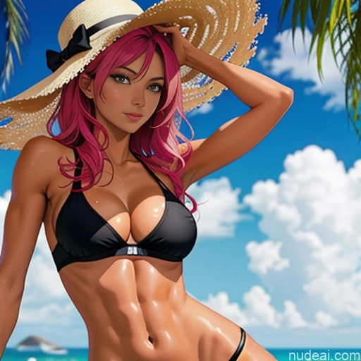 related ai porn images free for Lingerie Model Skinny Perfect Body Tanned Skin 18 Pink Hair Black Soft Anime Bedroom Shirt Mesh Yoga Pants