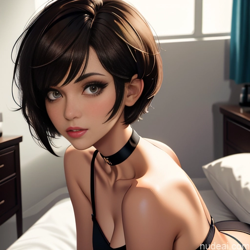 related ai porn images free for One Sorority Skinny Small Tits Small Ass Short Short Hair Brunette Pixie Messy White Soft Anime Bedroom Choker Mesh Jumpsuit Straddling Devil