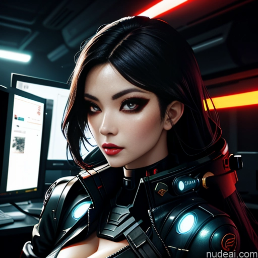 Asian Skin Detail (beta) Cyberpunk Military Dark_Fantasy_Style