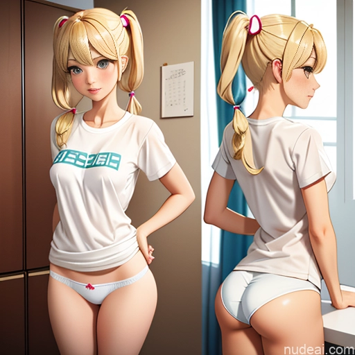 related ai porn images free for One Sorority Skinny Small Tits Small Ass Short Blonde Pigtails White Soft Anime Shirt Underwear