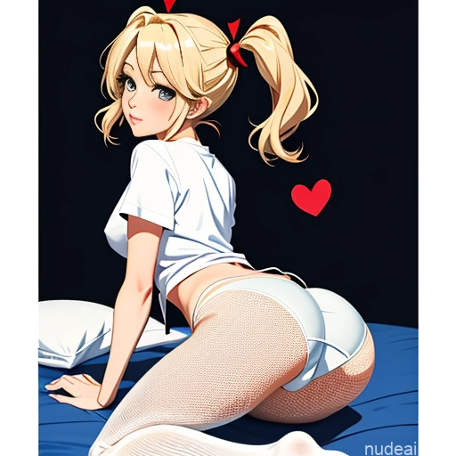 ai nude image of pics of One Sorority Skinny Small Tits Small Ass Short Blonde Pigtails White Soft Anime Shirt Fishnet Underwear Devil