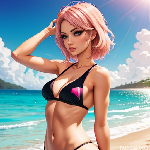 ai nude image of pics of Small Tits Small Ass Skinny Pink Hair Skin Detail (beta) Beach Volleyball