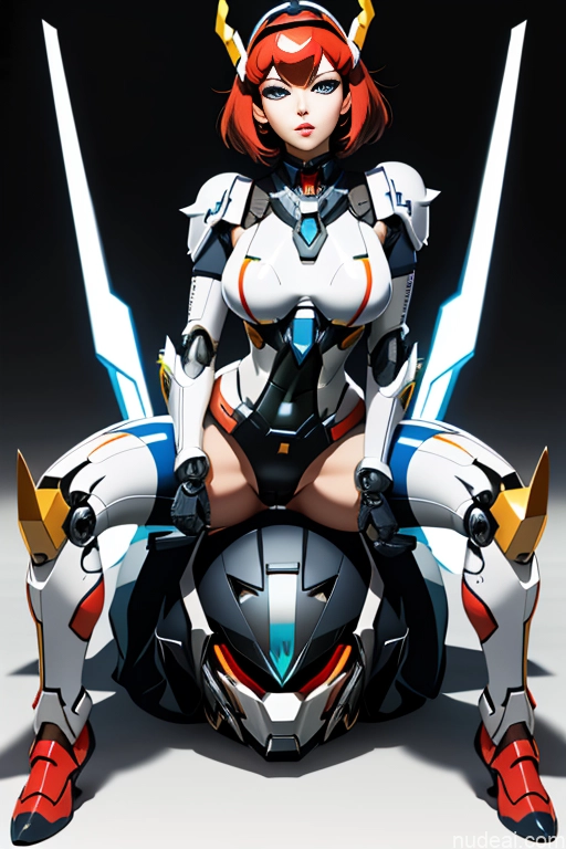 ai nude image of pics of SuperMecha: A-Mecha Musume A素体机娘 Leon Raymond Butt Bite Pantsuit